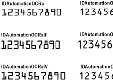OCR Font Advantage Package