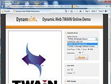 Dynamic Web TWAIN
