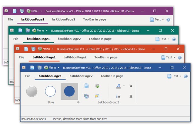 BusinessSkinForm VCL