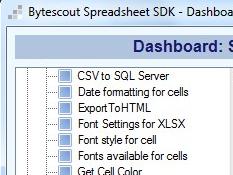 Spreadsheet SDK