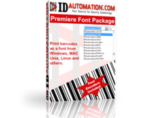 TrueType EZ Barcode Font Package for Windows