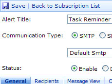 SharePoint Alerts and Reminders Web Part
