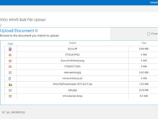 SharePoint Html5 Bulk File Upload Web Part