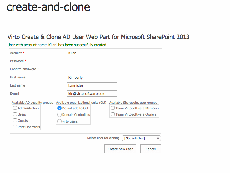 SharePoint Create  Clone AD User Account Web Part