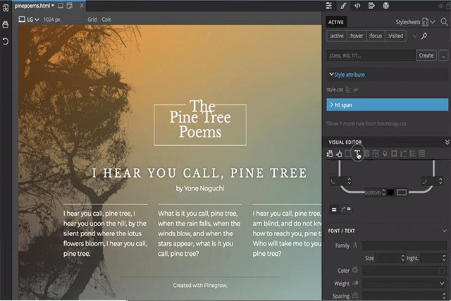 Pinegrow Web Editor